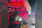 Suami maut, isteri hamil tujuh bulan cedera dalam kemalangan dua treler