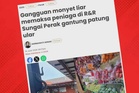 Elak gangguan berterusan, jangan beri makan monyet liar di R&R Sungai Perak - Exco