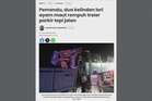 Mengantuk dipercayai punca kemalangan ragut tiga nyawa melibatkan lori ayam dan treler