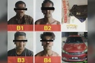 Empat suspek pengedar dadah cuba lolos, bergelut sebelum dicekup polis