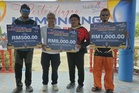 Suria juara berganda pertandingan memancing di Lumut