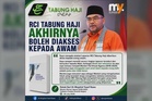 'RCI Tabung Haji buktikan fitnah saya gadai aset umat Islam tidak benar' - Mujahid