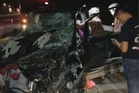 Suami isteri cedera, MPV rempuh gajah liar LPT2