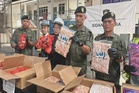 348 tan daging ayam, khinzir sejuk beku dalam 12 kontena disita di Sepanggar