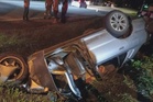 Lelaki maut, kereta bawa guni beras terbabas dalam parit
