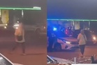 Wanita mengamuk pecahkan cermin, lampu belakang kereta guna pisau