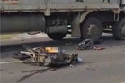 Lelaki maut motosikal bertembung lori