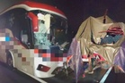 Tujuh cedera bas ekspres langgar belakang lori treler