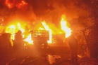 Stor kabel elektrik musnah terbakar