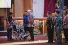 Sultan Nazrin berangkat ke Program Menyemai Semangat Kesetiaan Kepada Raja dan Negara