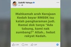 Tidak sampai 24 jam dilancarkan, dana RM50,000 kos mahkamah isu judi capai sasaran