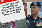 Kes samun kedai emas di Genting Highlands, polis giat siasatan buru suspek