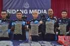 Dua kenalan antara diberkas, dadah RM37.5 juta dirampas