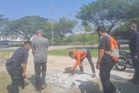Penduduk gempar temui longgokan al-Quran dibakar tepi padang bola