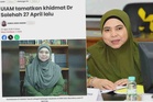 Dr Solehah Yaacob heret UIAM ke Mahkamah Perusahaan
