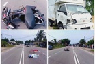 Motosikal gagal memotong punca suami isteri maut