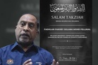 KKEC UiTM: Beri bantuan, sokongan keluarga pelajar meninggal dunia - Zambry