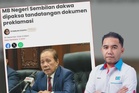 AMK gesa MB Negeri Sembilan jelaskan siapa paksa tandatangan dokumen proklamasi