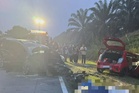 Dua kenderaan bertembung, suami isteri antara tiga maut