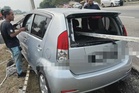 Wanita cedera parah di muka, besi pengadang tembusi Myvi