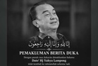 Bekas Ahli Parlimen Kota Belud meninggal dunia
