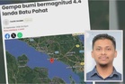 Gempa Batu Pahat peringatan sesar lama boleh aktif semula
