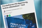 Notis RoS: Pas, komponen PN teliti langkah wajar