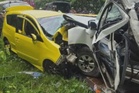 Ibu maut, empat anak cedera nahas dua kenderaan