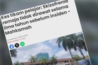 Kes tikam pelajar: AGC fail rayuan keputusan bebas pertuduhan membunuh