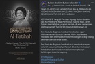 Agong, Raja Permaisuri zahir takziah atas pemergian Tun Dr Hasmah