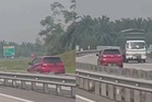 Polis kesan pemandu Myvi merah lawan arus di Lebuhraya Senai-Desaru