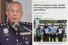 Polis buka kertas siasatan individu ubah imej petugas media jadi haiwan