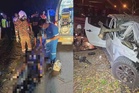 Pemandu maut tersepit, pacuan empat roda langgar pokok