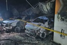 10 kereta musnah terbakar di parkir pusat beli-belah
