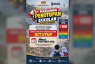 Semua sekolah, institusi pendidikan di Selangor ditutup esok