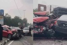 Lori dipandu laju rempuh beberapa kenderaan di persimpangan lampu isyarat