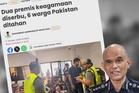 Kesalahan penerbitan, binaan tanpa izin antara dikesan dalam kes serbuan dua premis