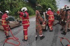 Lelaki maut kereta bertembung babi hutan