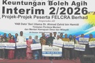 Keuntungan boleh agih FELCRA RM190.6 juta, peserta terima bayaran mulai hari ini