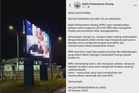 Skrin LED MPK digodam, paparkan kandungan lucah
