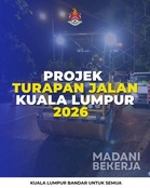 DBKL turap 59km jalan utama Kuala Lumpur, sasar bebas lubang