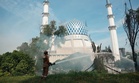 Hutan bukit di Masjid Shah Alam terbakar