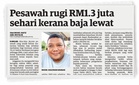 Baja lewat: Kerajaan bagi wang, petani beli sendiri