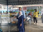 Mohamad, isteri selesai mengundi di Rantau