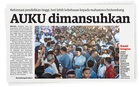 Ke mana pendidikan tinggi selepas AUKU?