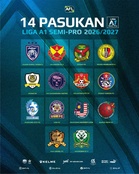 AFL sahkan 14 pasukan bersaing di Liga A1 musim baharu