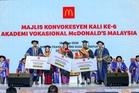 Akademi Vokasional McDonald’s buka laluan kerjaya belia, B40