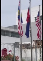 Kilang di Iskandar Puteri pula kibar Jalur Gemilang, bendera Johor terbalik