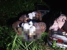 Lelaki maut, kereta terbabas masuk longkang