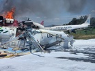 Empat terselamat selepas helikopter terbakar 100 peratus di lapangan terbang Subang